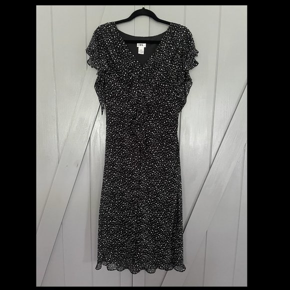 JBS black and white polkadot dress - Picture 1 of 3